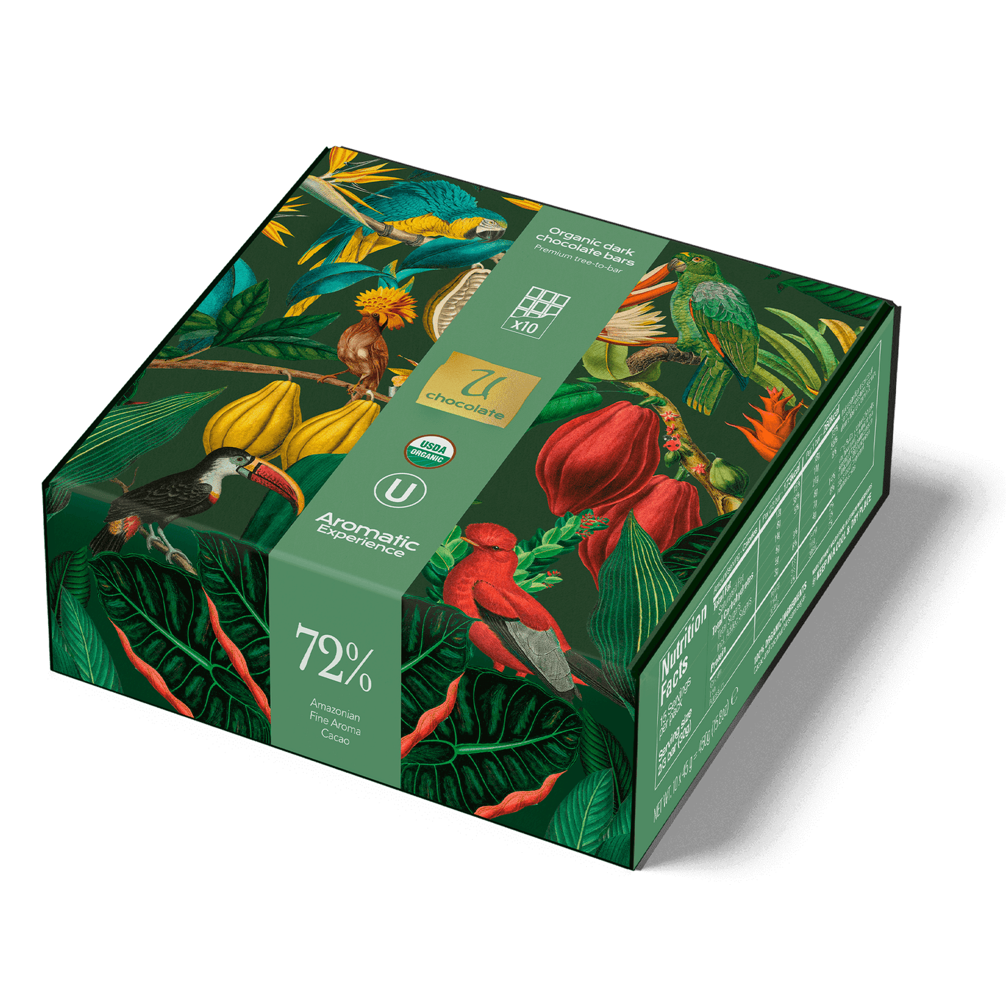 Dark Chocolate Bars 72% - Aromatic Experience