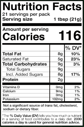 Nutrition facts
