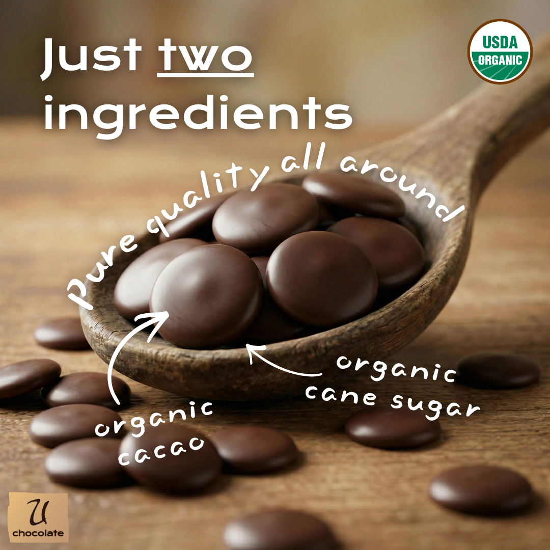 Organic 70% Cacao Wafers