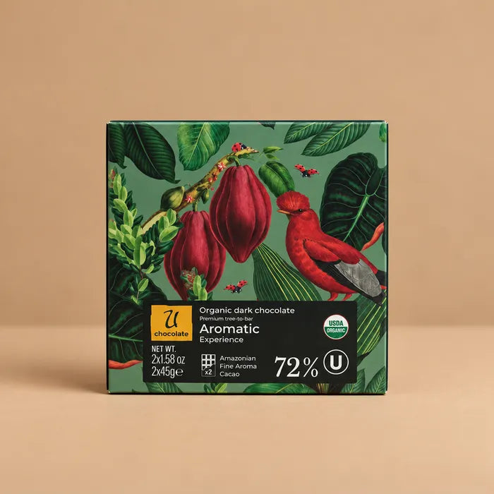 Dark Chocolate Bars 72% - Aromatic Experience 90g