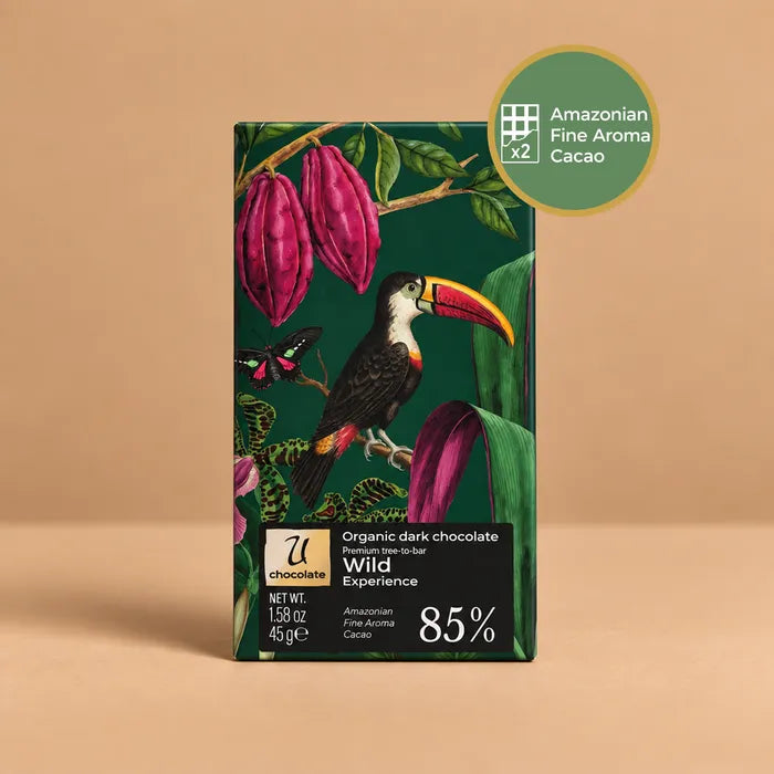 Dark Chocolate Bars 85% - Wild Experience 90g