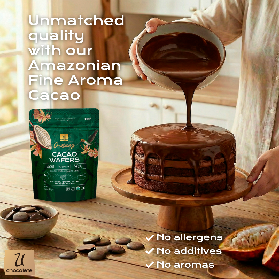 Organic 70% Cacao Wafers