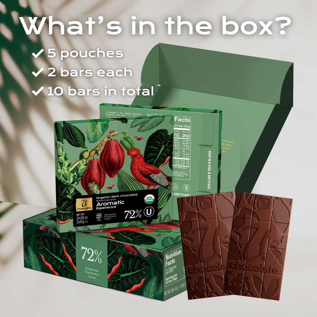 Dark Chocolate Bars 72% - Aromatic Experience