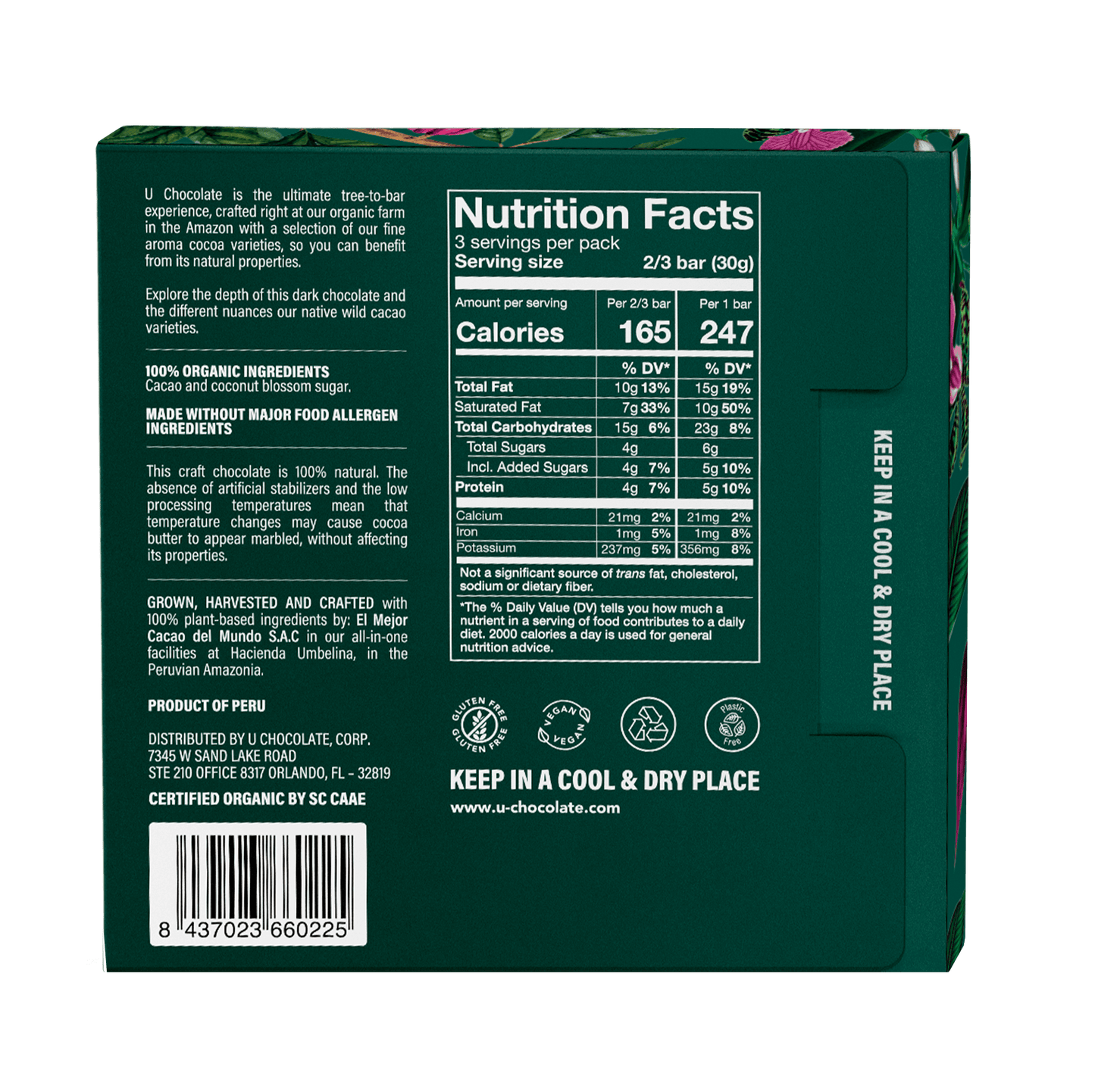 Dark Chocolate Bars 85% - Wild Experience