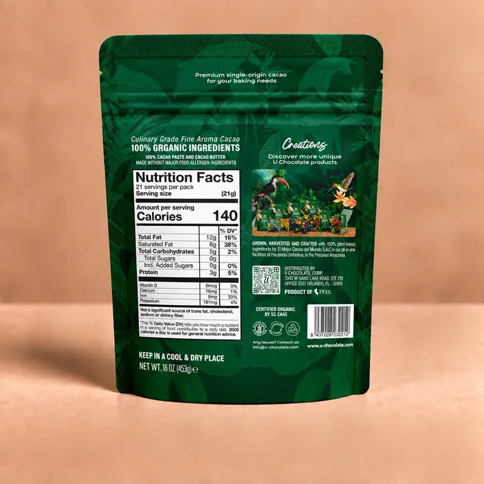 Organic 100% Cacao Paste