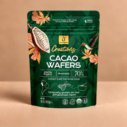 Organic 70% Cacao Wafers