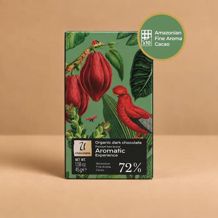 Dark Chocolate Bars 72% - Aromatic Experience - Pack 10 bars
