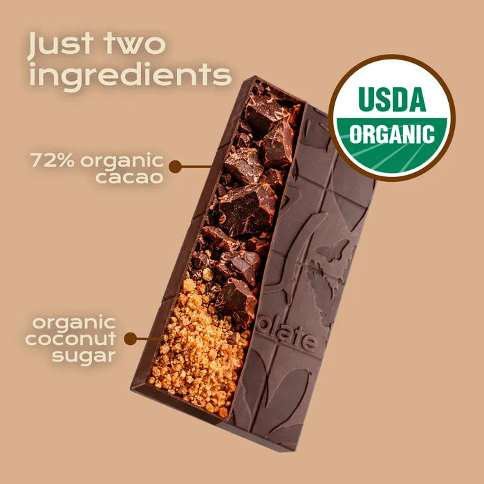 Dark Chocolate Bars 72% - Aromatic Experience - Pack 10 bars
