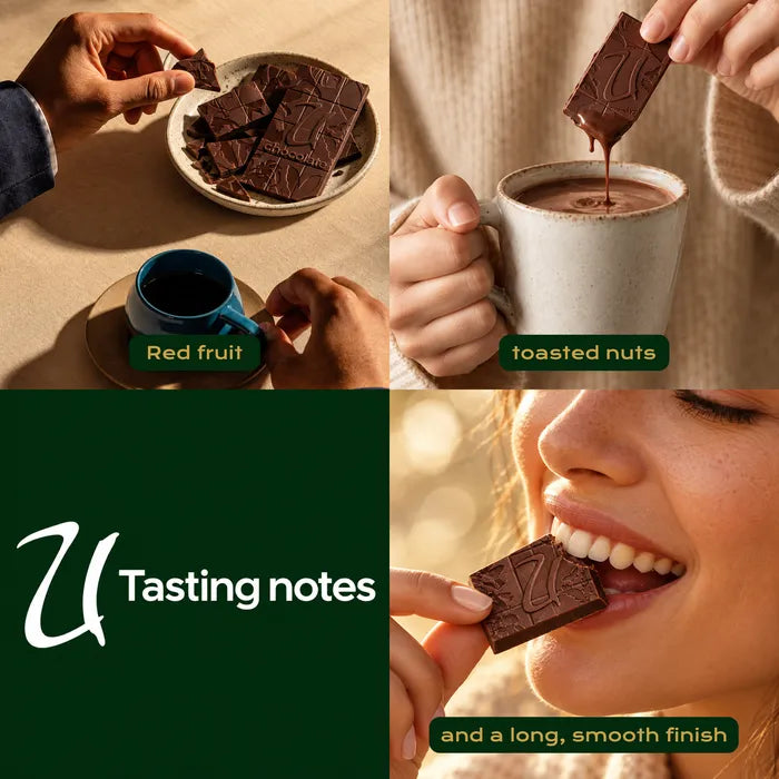 Dark Chocolate Bars 72% - Aromatic Experience - Pack 10 bars