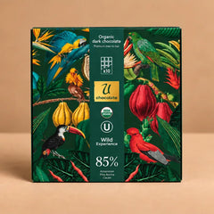 Dark Chocolate Bars 85% - Wild Experience - Pack 10 bars