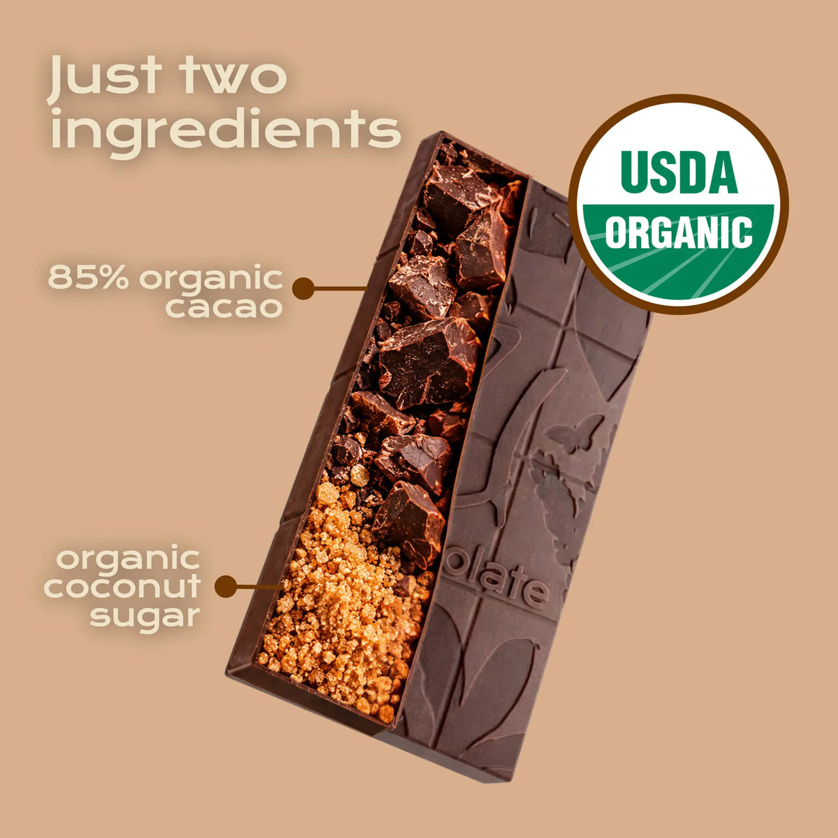 Dark Chocolate Bars 85% - Wild Experience - Pack 10 bars