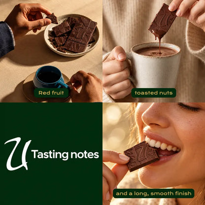 Dark Chocolate Bars 85% - Wild Experience - Pack 10 bars