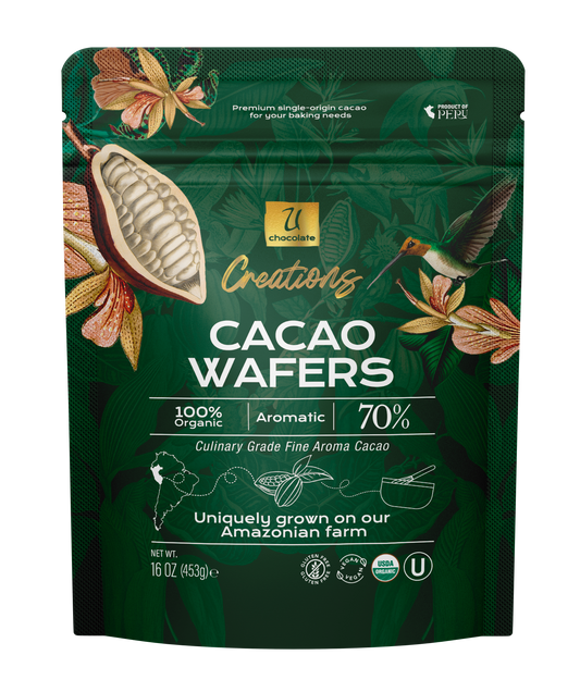 Organic 70% Cacao Wafers