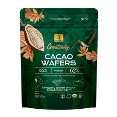 Organic 62% Cacao Wafers